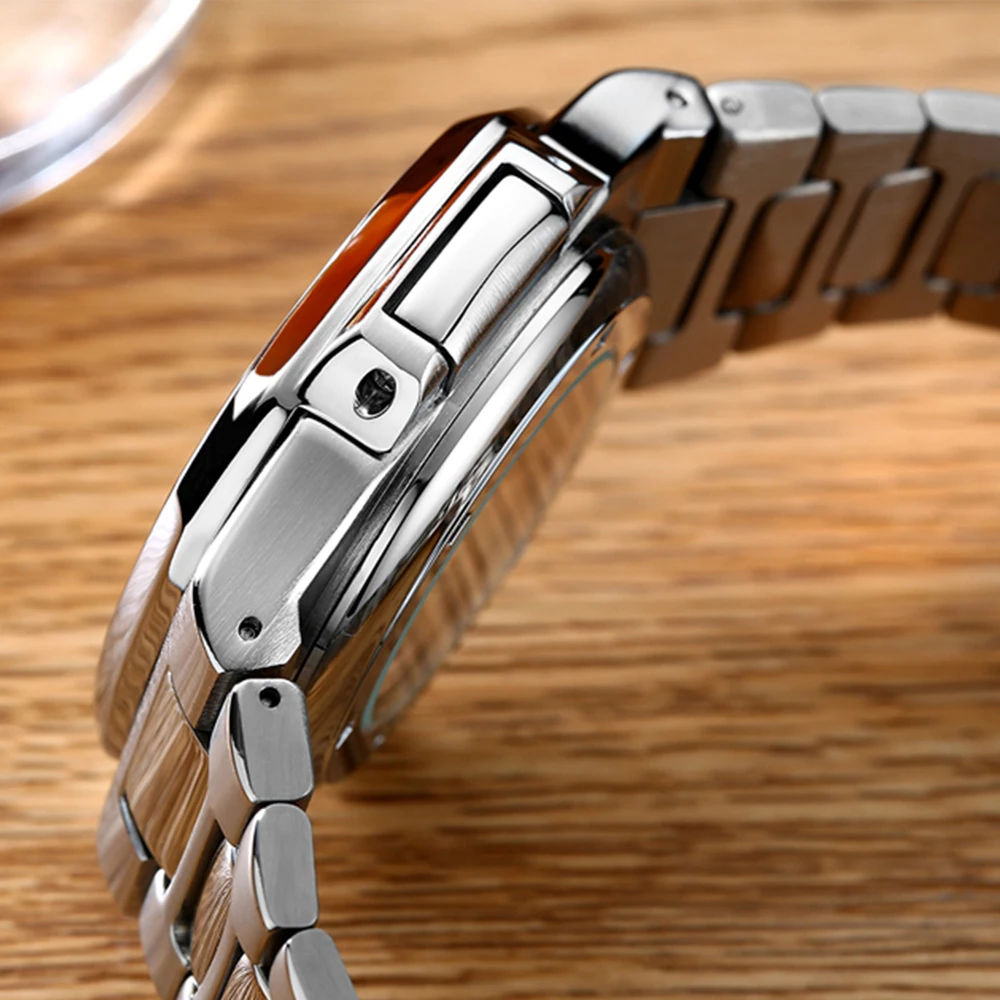 New Automatic Mens Watches Top Luxury Business Sport Mechanical Watch Fashion Stainless Steel AAA Clocks Dropshipping |