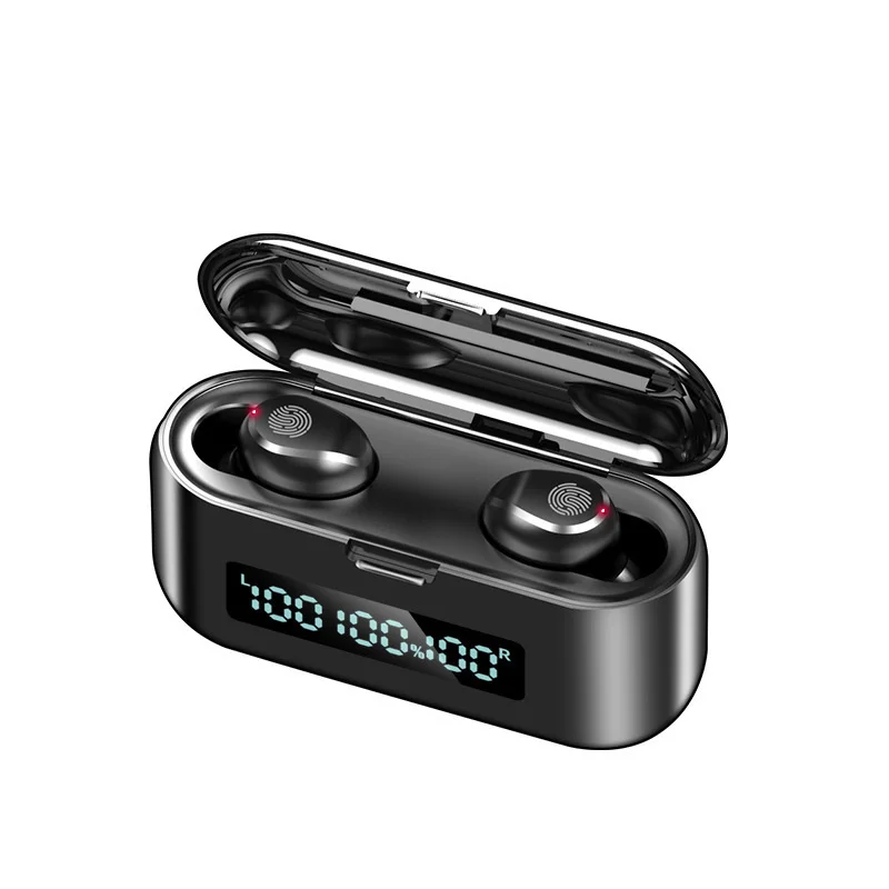 

F9-39tws Bluetooth headset 5.1 intelligent touch three display F9 sports headset