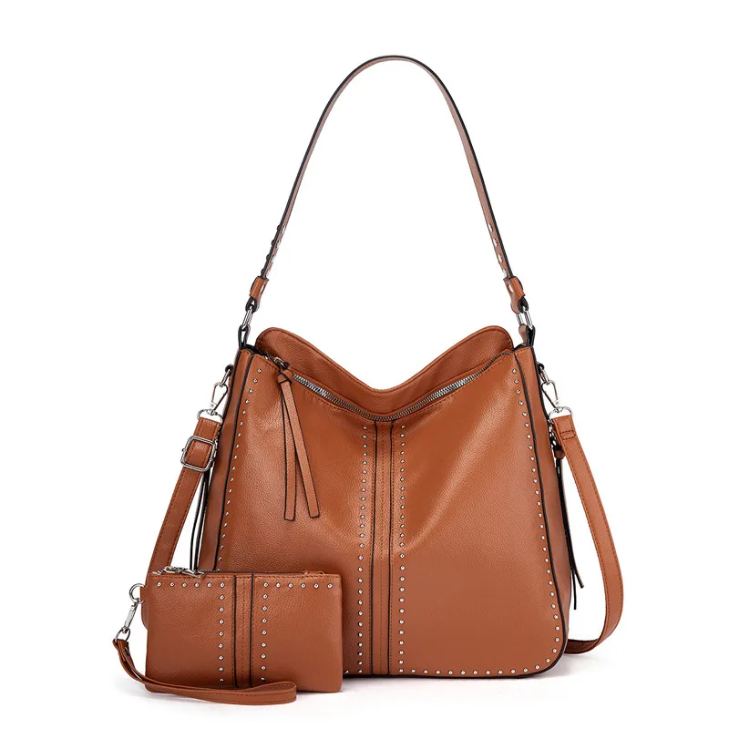 

Европейская и американская модная нишевая дизайнерская сумка, новинка 2023, модная женская сумка через плечо в стиле ретро, вместительная сумка-тоут