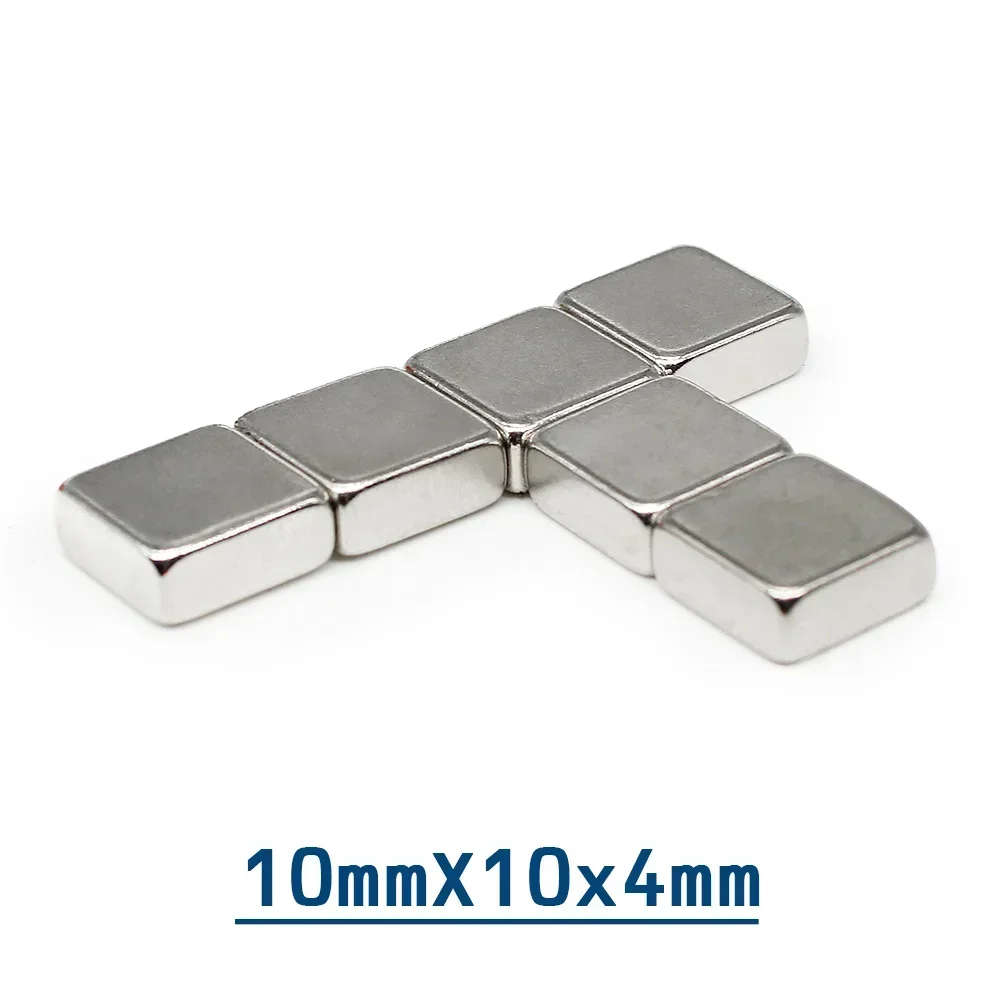 5/10/20/50/100 шт. 10x10x4 квадратные мощные магнитные магниты мм Блок редкоземельный