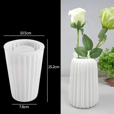 Большая силиконовая форма для вазы