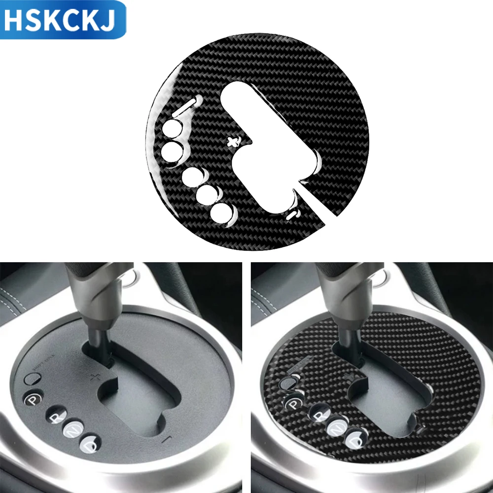

Carbon Fiber Interior Auto Gear Shift Box Panel Trim Sticker For Nissan 370Z Z34 2009-up Modification Decoration