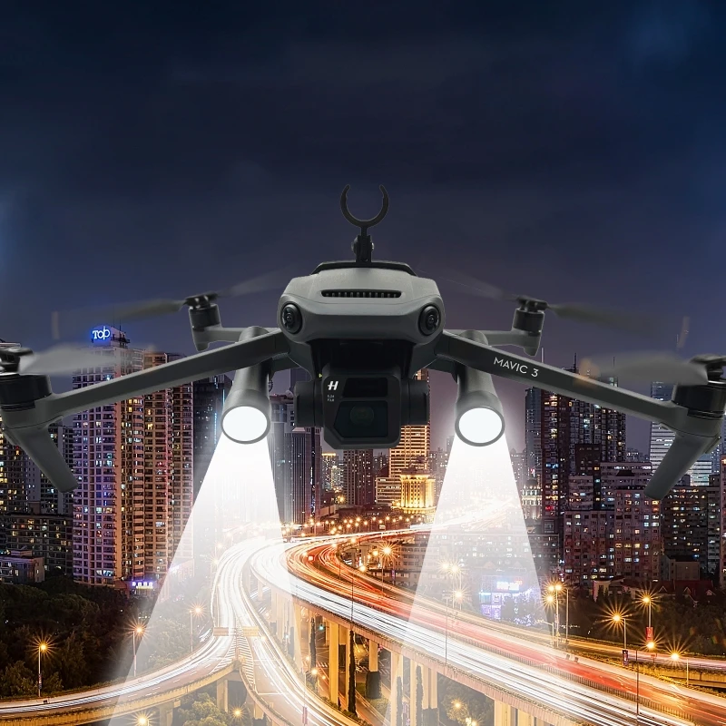 

LED Night Navigation Light Flight Bracket with Flashlight Adjustable 120lm Brightness for for 3 New Dropship