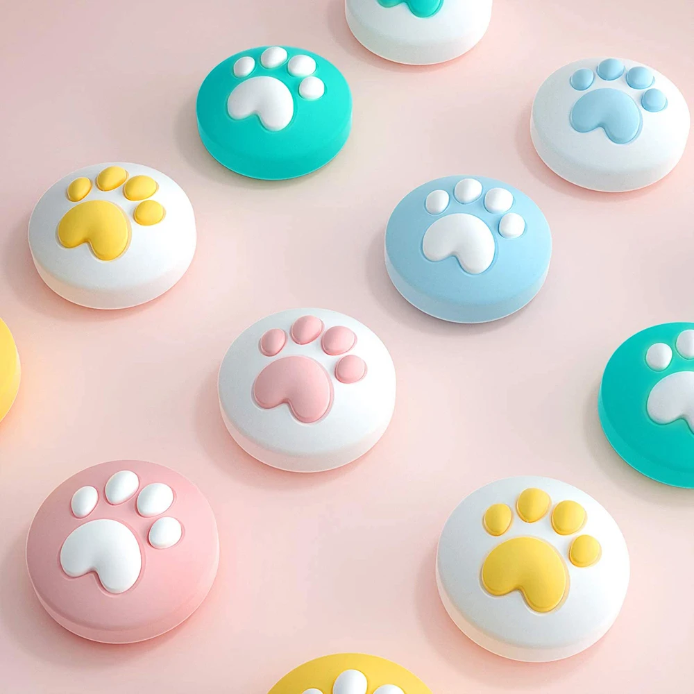 

4pcs Cat Paw Grip Cap Compatible with Nintendo Switch OLED/Switch Lite/Switch/Wii U Joystick Protective Cover