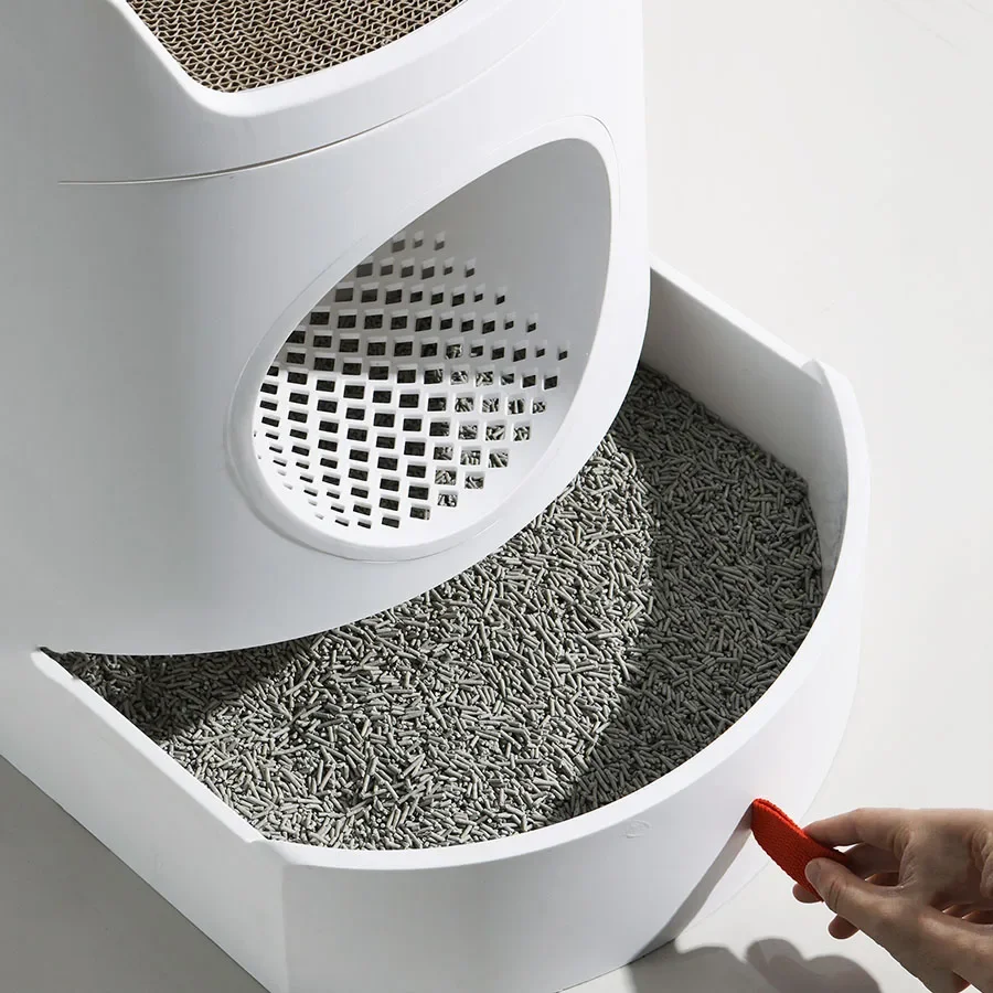 Кошачий наполнитель с выдвижным ящиком кошачий большого размера фильтром