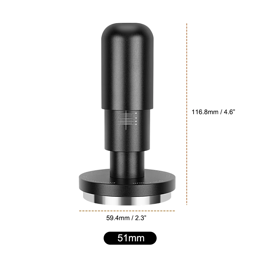 

IKAPE Тампер для эспрессо алюминиевый регулируемый 51-58 мм