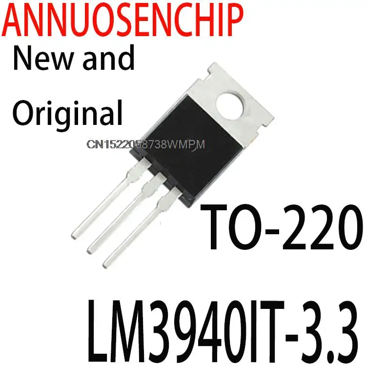10 шт./лот Новый и оригинальный LM3940 LM3940IT 3,3 V TO-220 LM3940IT-3.3