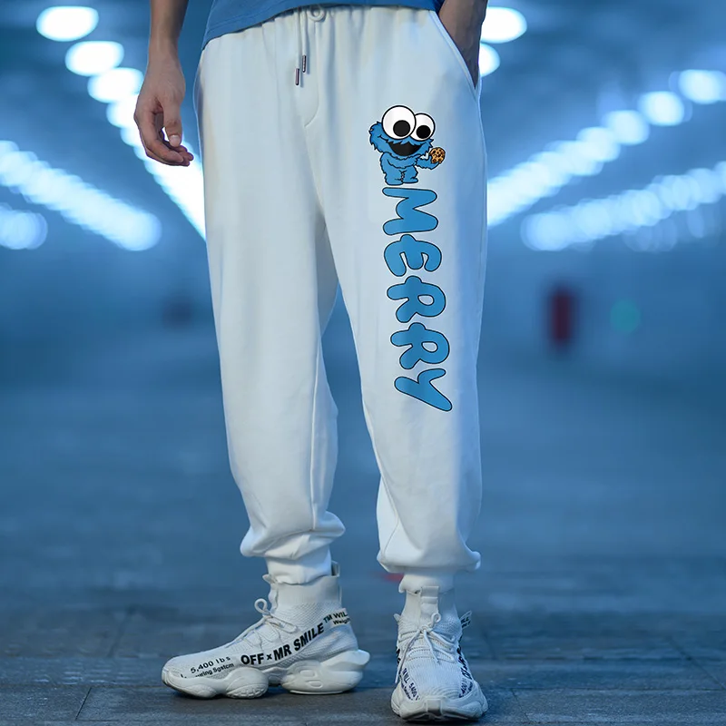 Джоггеры мужские Мультяшные милые Веселые тренировочные брюки с рисунком