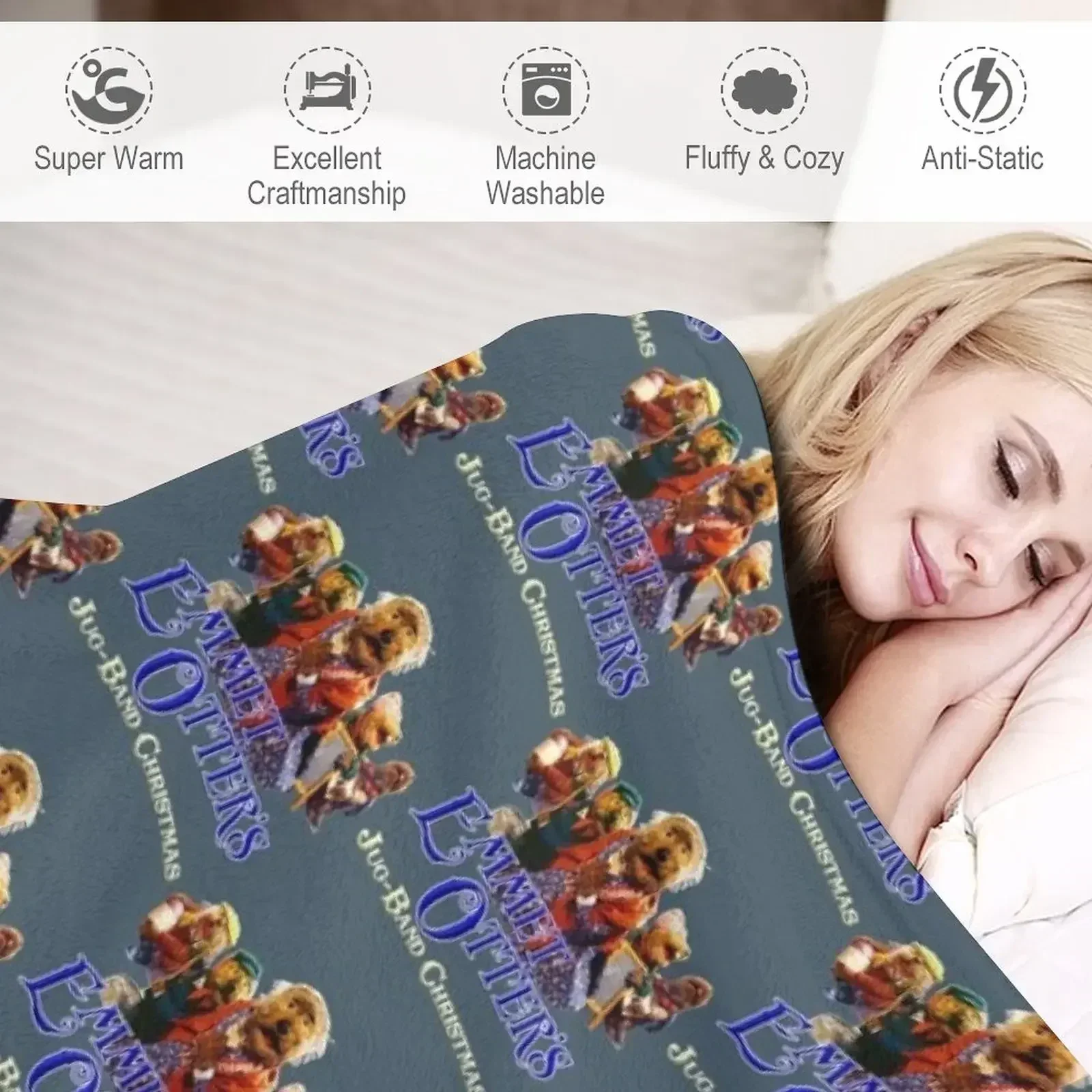 Emmet Otters Jug Band Рождественское незаменимое одеяло для кемпинга Роскошные одеяла St