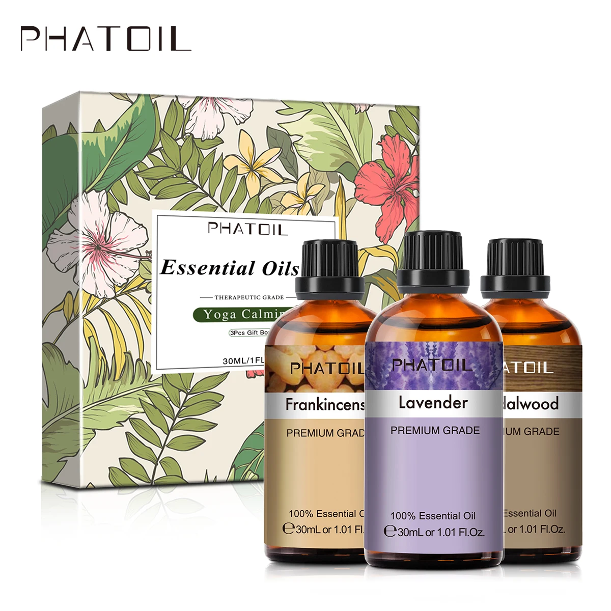 S Set For Perfume Candles Soap Making Spa Massage Oil Lavender Frankincense Sandalwood 10ml Essentials Oil
