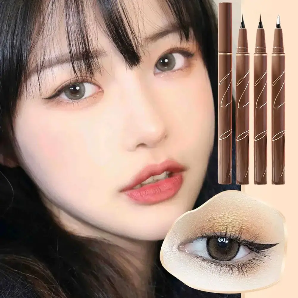 

Liquid Eyeliner Waterproof Long Lasting Eye Liner Pencil Pen Quick Eyeliner Not Drying Liquid Cosmetic Natural Bloom Tool V9H6