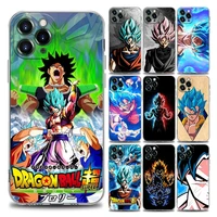 japan anime dragonball super clear phone case for iphone 11 12 13 pro max 7 8 se xr xs max 5 5s 6 6s plus soft silicon