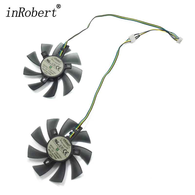 Кулер для видеокарты Gigabyte GeForce GTX 1050Ti GTX1060 RX 480 470 570 580 1060 G1 |