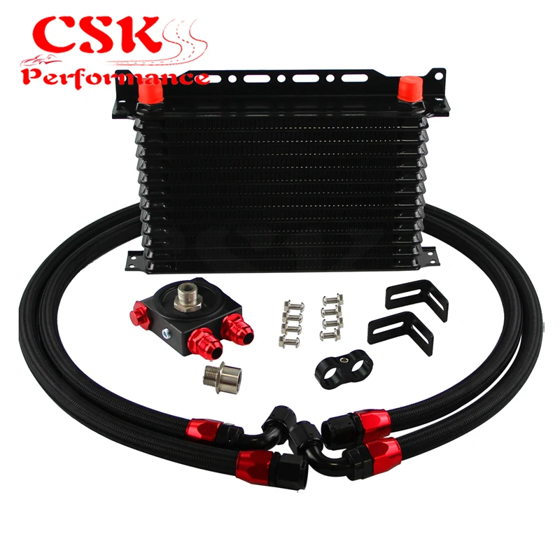 

Универсальная установка, 13 рядов, комплект масляного радиатора двигателя с термостатическим фильтром 73 градуса C