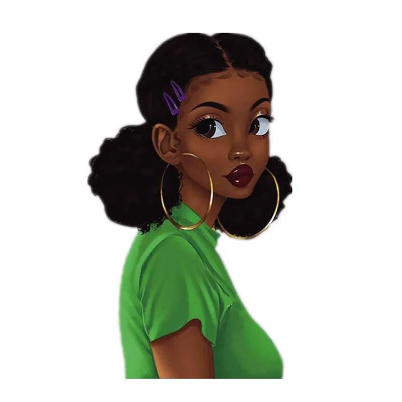 

Fashion Pattern Sweet Girl Heat Tranfer Patches For Clothing Accessories DIY Stickers for Clothes Patch Free Shipping