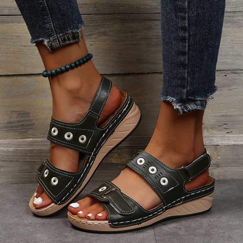 

Women Flats Sandals Summer Casual Shoes 2022 New Sport Wedges Women Shoes Fashion Platform Slippers Beach Slides Free Shipping