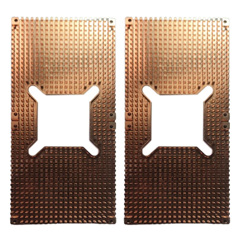 

2X For RTX 3060 3080 3090 Backplane Pure Copper Heat Sink Graphics Card Memory Auxiliary Radiator 90X180MM(4Mm)