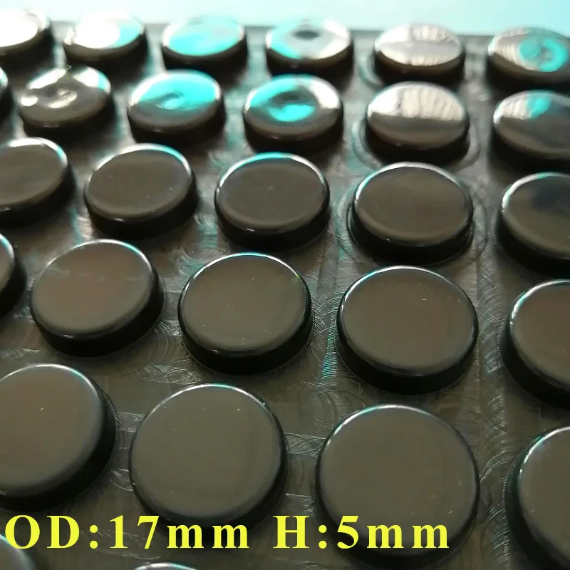 

72Pcs Black/Clear 17x5Mm Soft Silicone Rubber Feet Pads Protectors Self Adhesive Anti Slip Bumpers Pads Handcraft Shock Absorber