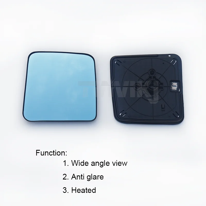 

1 пара боковых зеркал заднего вида, синие стеклянные линзы для Suzuki Jimny 2007-2021, широкоугольные антибликовые боковые зеркала для автомобиля