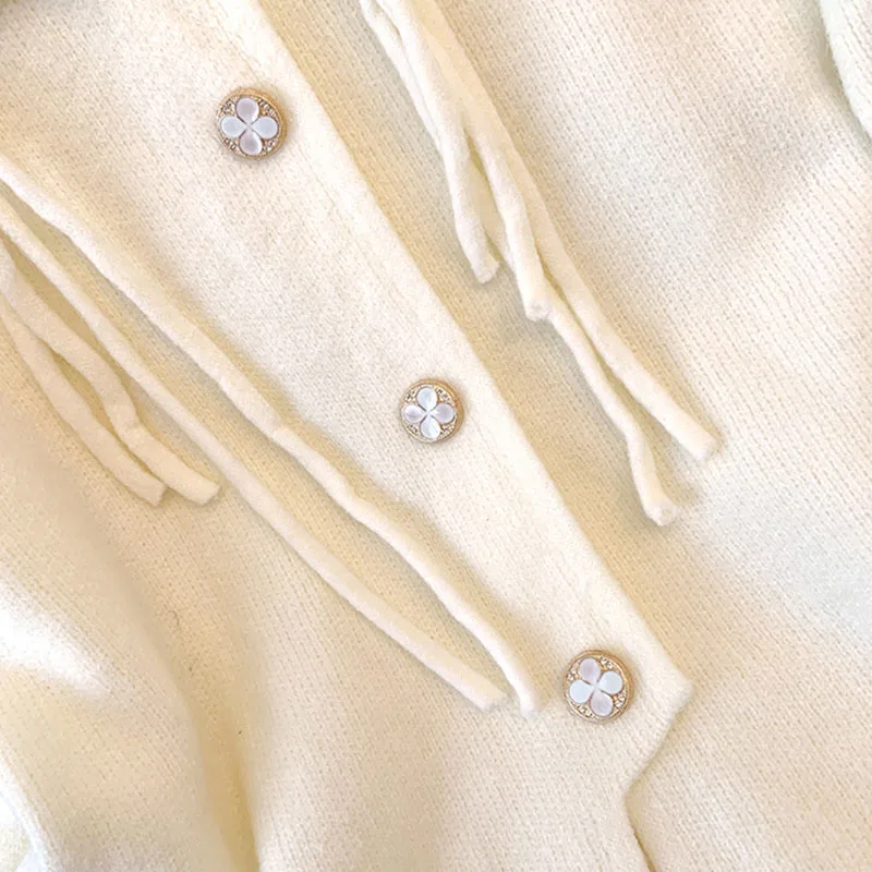 Новый красный свитер в китайском стиле с воротником кардиган куртка женский