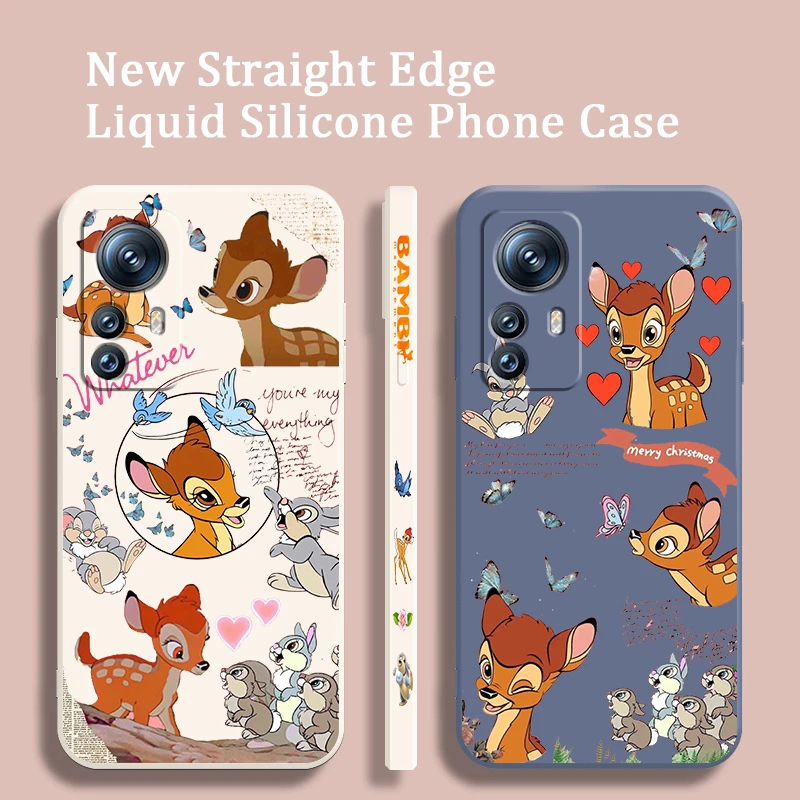 

Disney Fawn Bambi Cool Phone Case For Xiaomi Mi 13 12S 12 12X 12T 11i 11T 11 10 10S Pro Lite Ultra 5G Liquid Left Rope