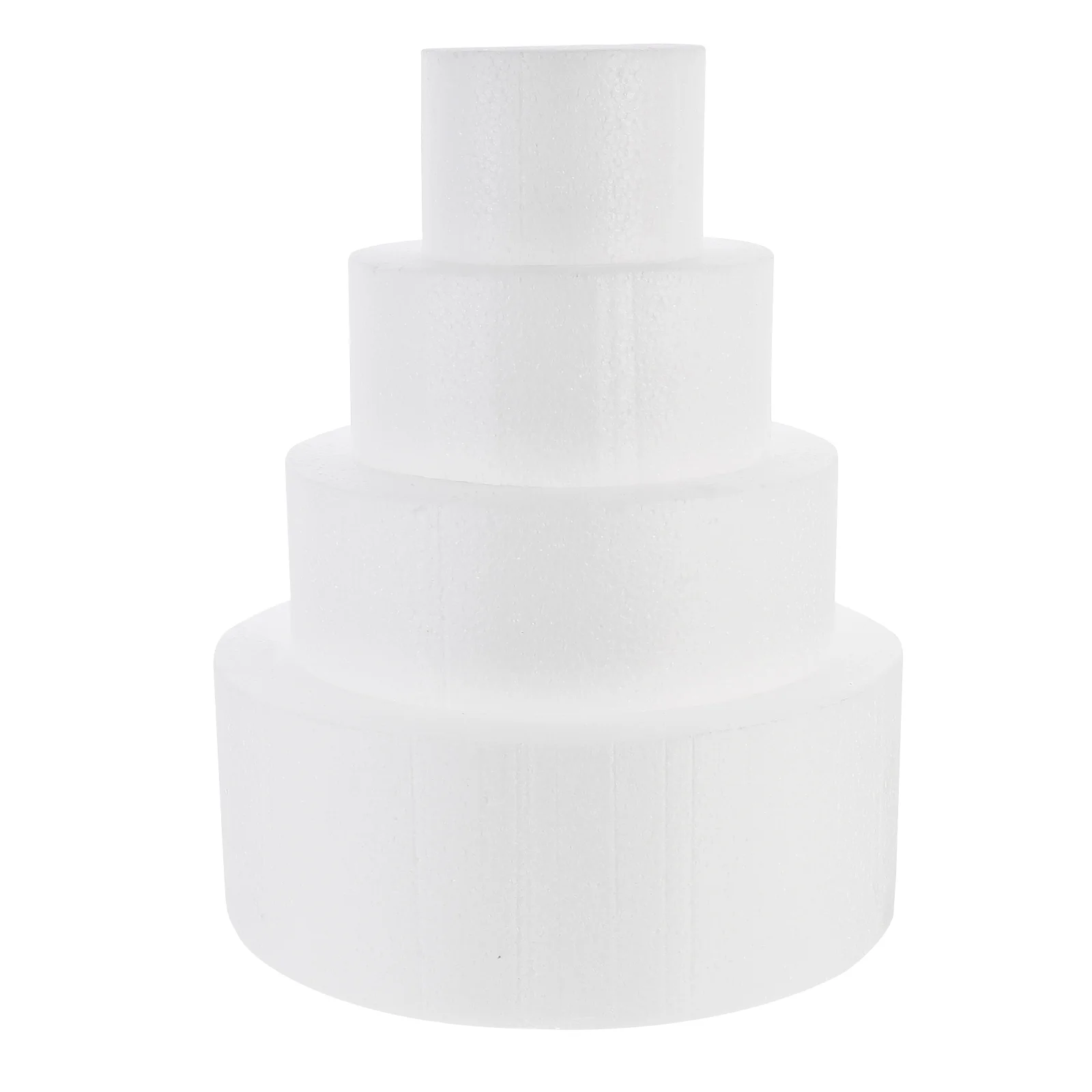 

4 Pcs Cake Embryo DIY Mould Candy Mold Dessert Foams Polystyrene Modelling Wedding Plates