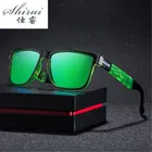 Солнцезащитные очки Мужские поляризационные в для вождения, от солнца стиле, Классические роскошные ретро солнечные очки в готическом стиле с антибликовыми линзами