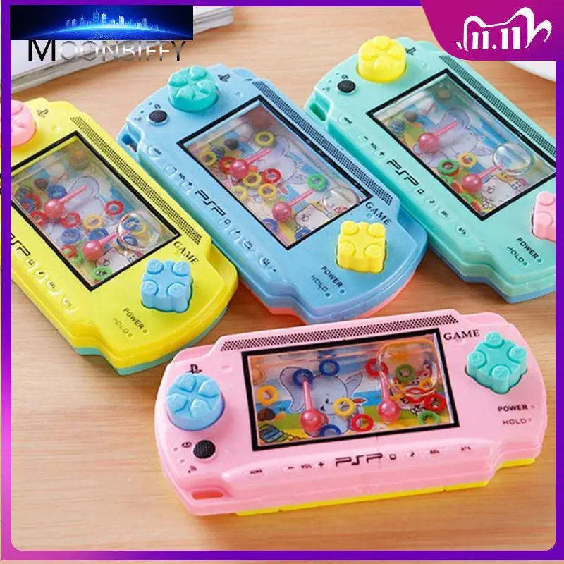 

Cultiveren Kid Denkvermogen Speelgoed Water Ring Toss Baby Handheld Game Machine Ouder-Child Interactive Game Toys