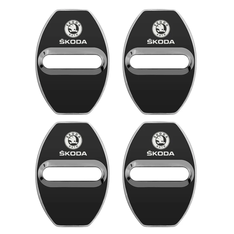 

Защитная крышка для украшения дверного замка — футляр с эмблемой, аксессуары для моделей Skoda (Fabia, Octavia, Kodiaq, Superb, Karoq)