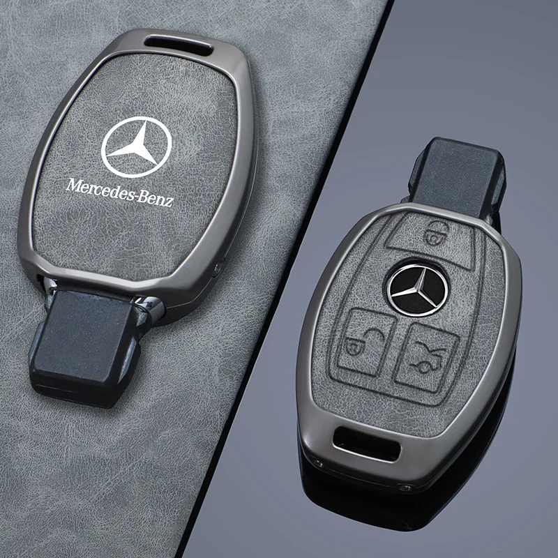 Чехол для автомобильного ключа из сплава брелок Mercedes Benz A B C E G Class C200 C300 E350 W205 E260L GLK