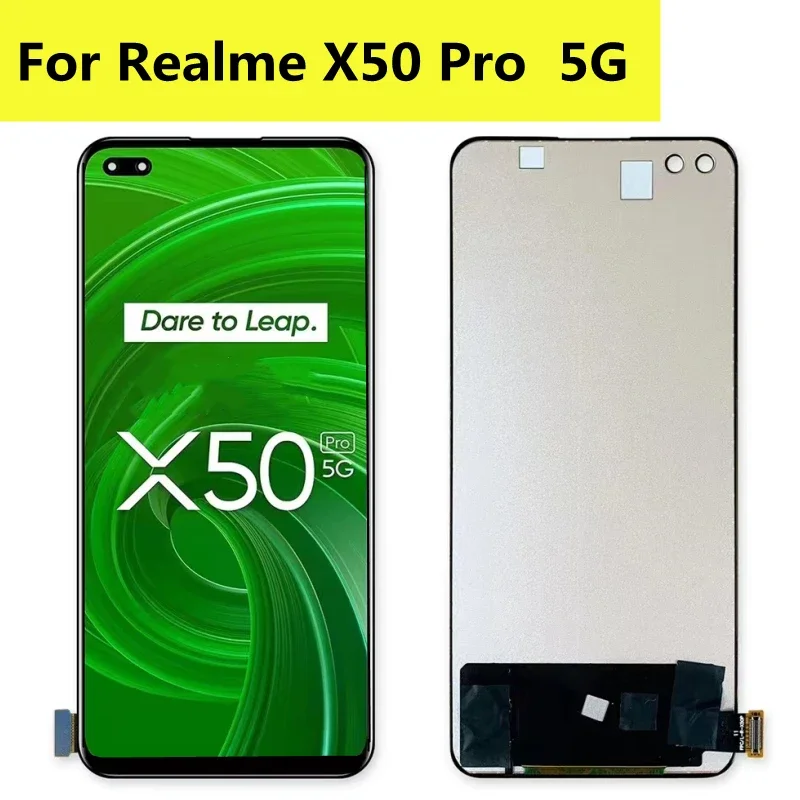 6 44 &quotTFT для Realme X50 Pro дисплей 5G LCD сенсорный экран RMX2075 RMX2071 RMX2076