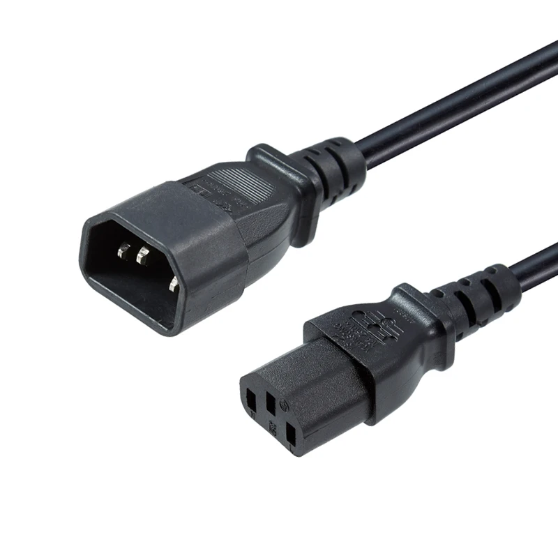 

ZING EAR USA American standard C14 female plug to C13 male plug 1m 2m 3m OEM IEC 320 C14 changeover C13 power cable