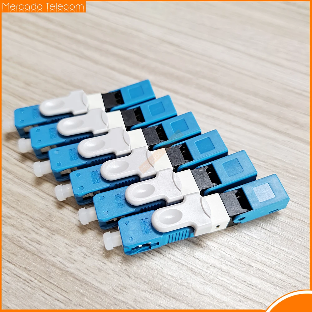 Free Shipping 50/200PCS ESC250D FTTH SC UPC Optical fibe quick connector SC FTTH Fiber Optic Fast Connector Embedded ESC250P