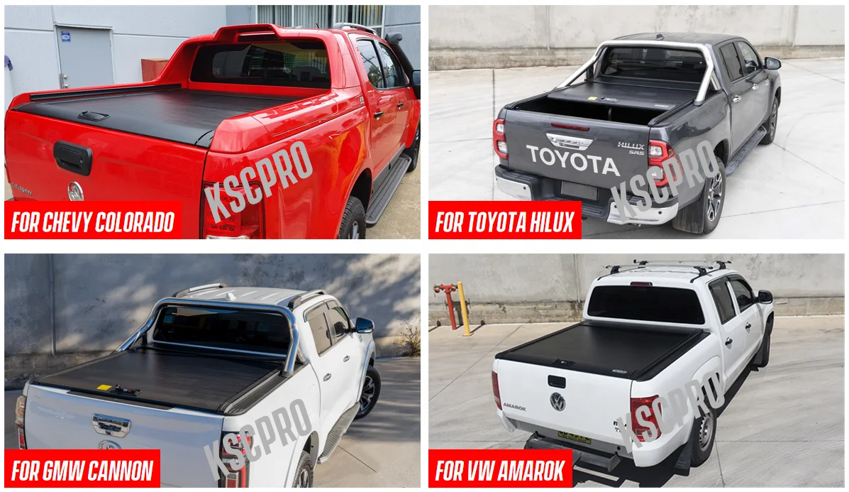 Крышка UTE электрического рольставня KSCPRO для модели Hilux Adventure 2022.