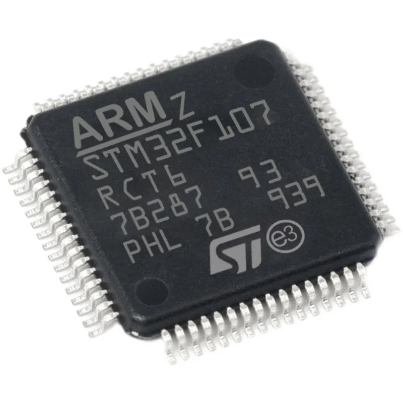 

New original STM32F107RCT6 LQFP64 ST microcontroller IC chip STMicroelectronics MCU integrated circuit