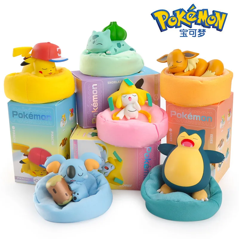 

Pokemon Pikachu Model Ornaments Blind Box Doll Desktop Doll Children's Toys Anime Decor Resin Kit Desktop Decoration Anime