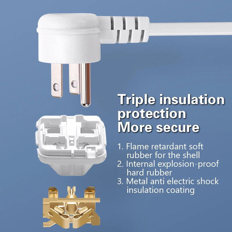 Удлинительный плоский удлинитель 1 2 м для защиты от перенапряжения 15 футов с 4