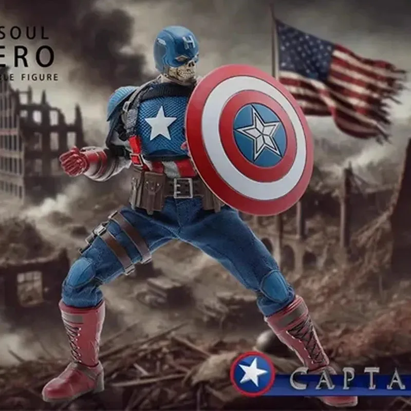 Фото Joy Man Toys Zombie Captain Американская фигурка JM003 Soul War Hero 1/12 Масштаб Коллекционная игрушка JMToys Детская игрушка Подарок на день рождения для мальчика №3