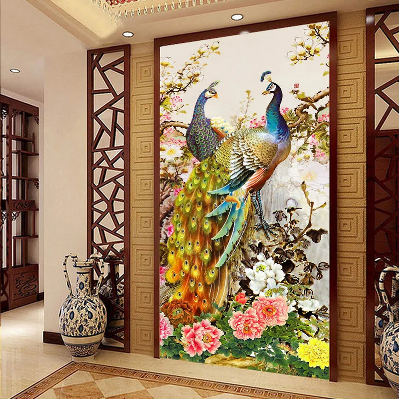 

5D Diamond Painting Large Office Living Room Home Decoration Full Diamond Art Embroidery Peacock diy Diamond Cross Stitch Kits