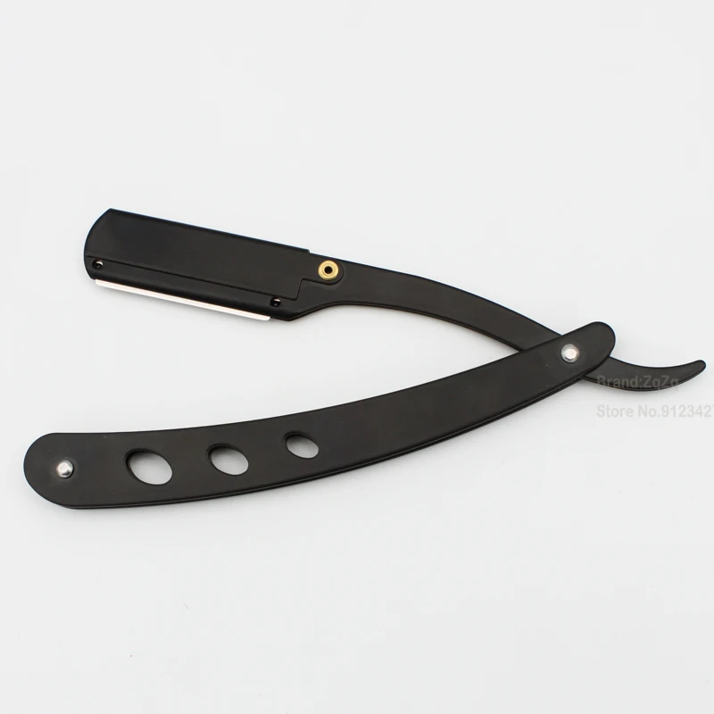 Бритва ZqZq с прямыми краями и 10 лезвиями для бритья инструмент стрижки бороды