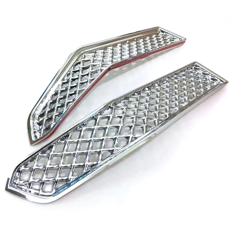 Для Toyota Prado FJ150 LC150 2018 ABS Хромированная передняя нижняя решетка гриль крышка