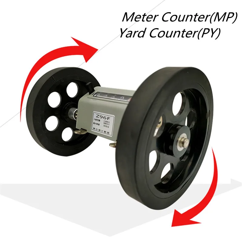 

Mechanical Length Scroll/rolling Counter Counting Meter Wheel Counter / Textile Digits Machinery Yard 5