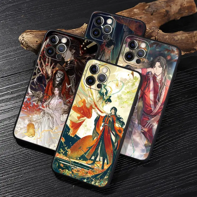 

Heaven Official's Blessing Anime Funda For iphone 14 Case For iPhone 11 12 13 14 Pro Max XS X XR 7 8 Plus 6S SE Cases Soft Cover