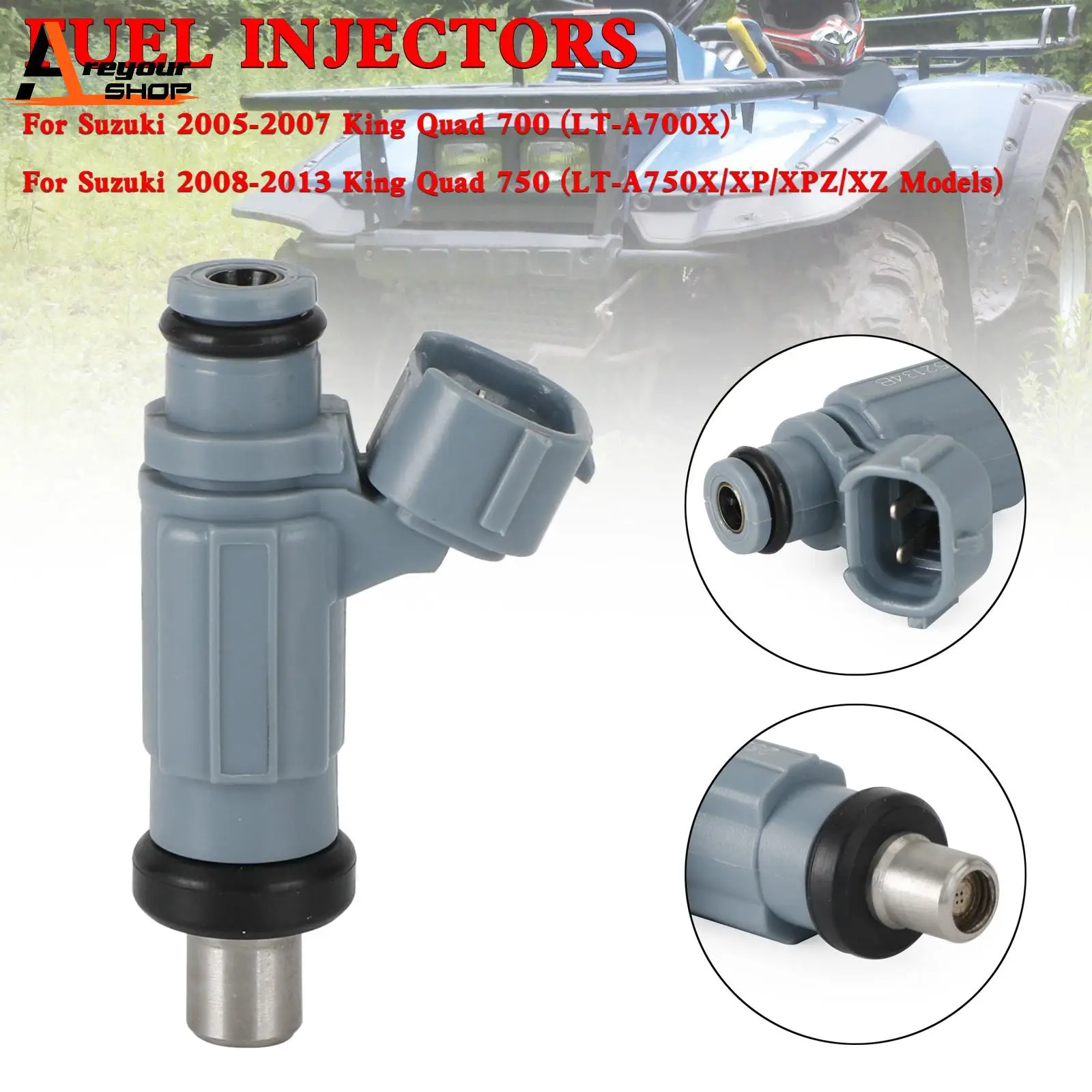 

Areyourshop 15710-31G01 Топливная форсунка для Suzuki King Quad 750 LT-A700 аксессуары для двигателя ATV
