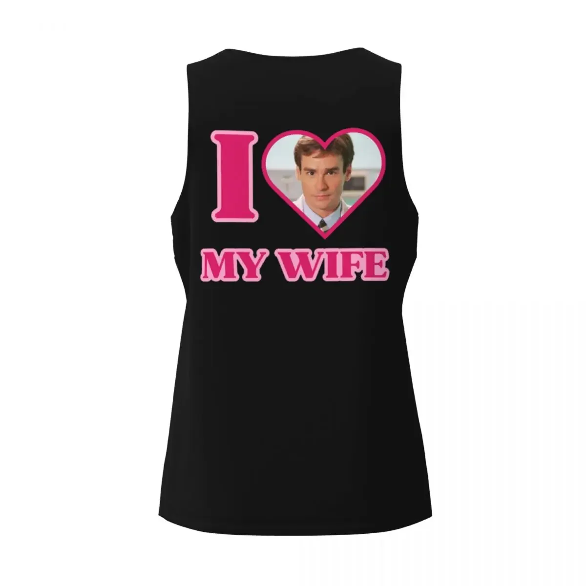Фото Быстросохнущая дышащая майка без рукавов I Love James Wilson House MD Gym Tank Muscle для бодибилдинга №3