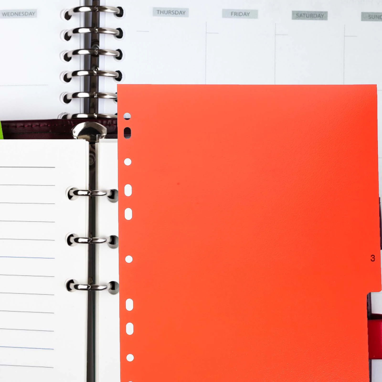 Разделитель индекса разделитель страницы формата а4 для блокнота папка файлов