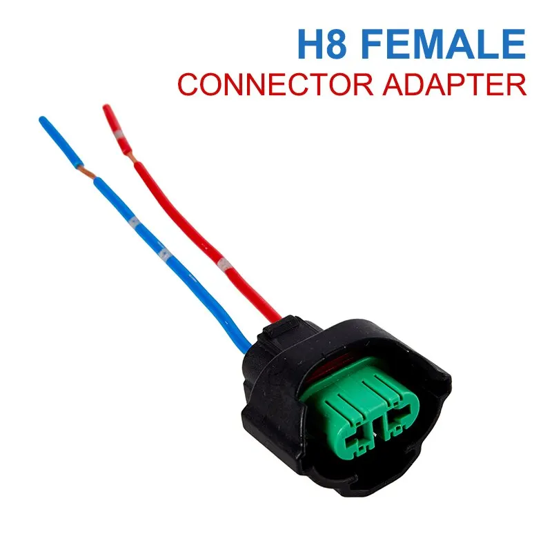 H8 Female Connector Adapter Wiring Harness Socket Automobile Bulb Plug Connector