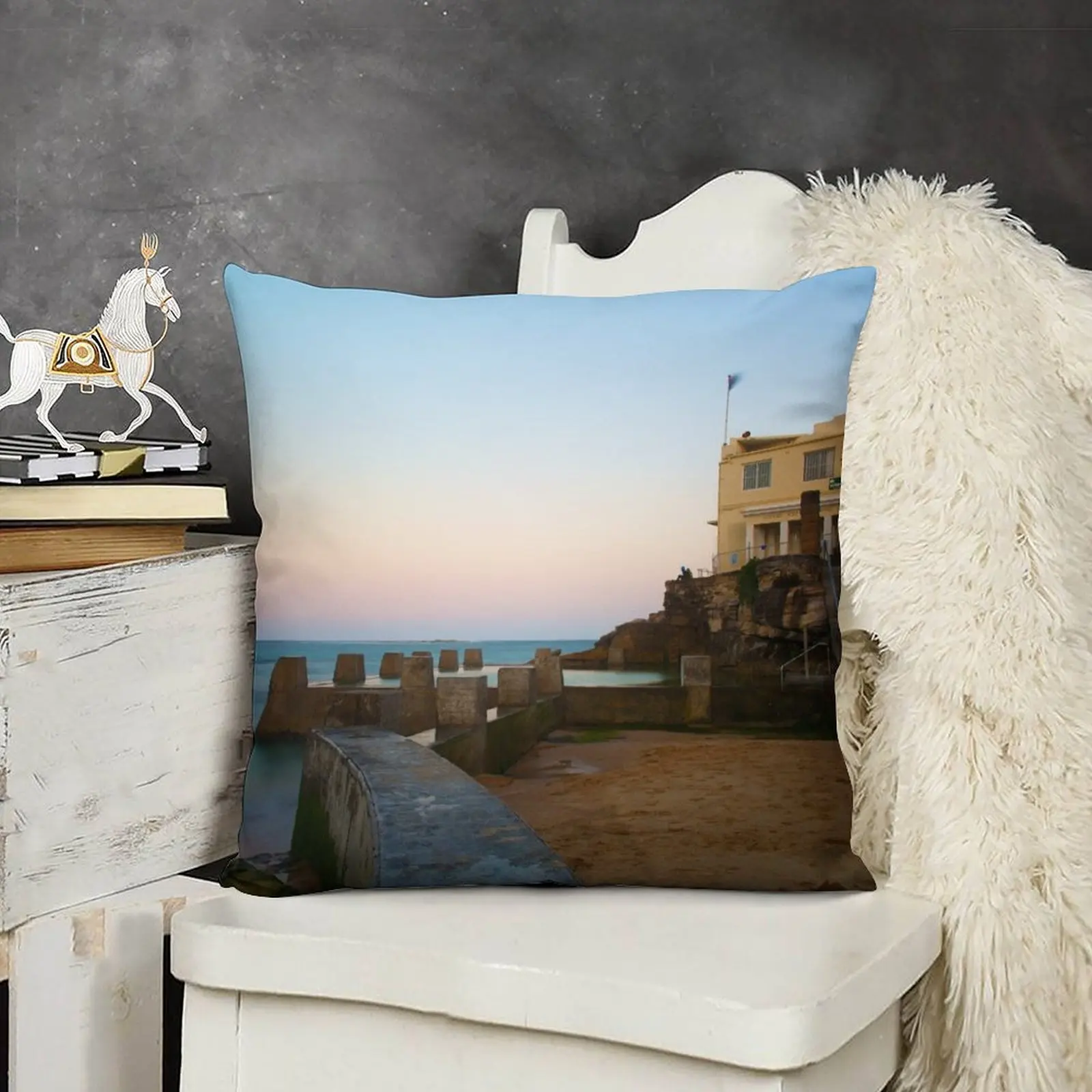 Пляжная декоративная подушка Coogee аниме девушки диванные подушки наволочка