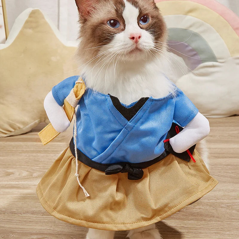 

Pet Suit Cat Clothes Upright Funny Thin Dog Clothes