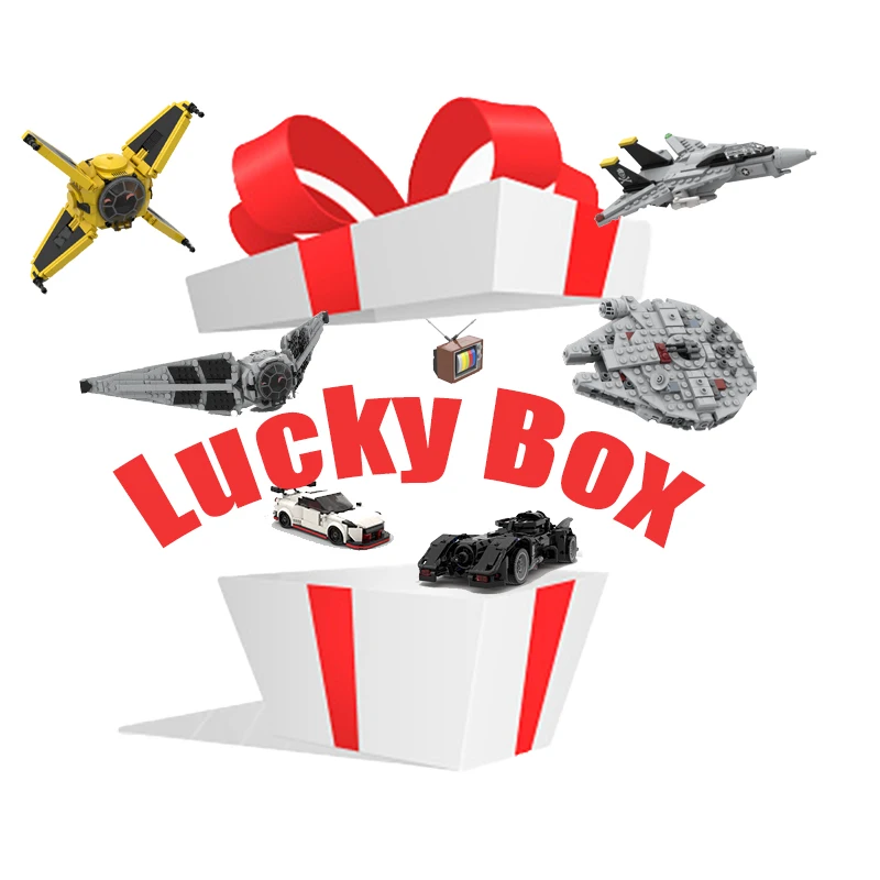 

Lucky Box Random Display Model Under 500pcs Bricks